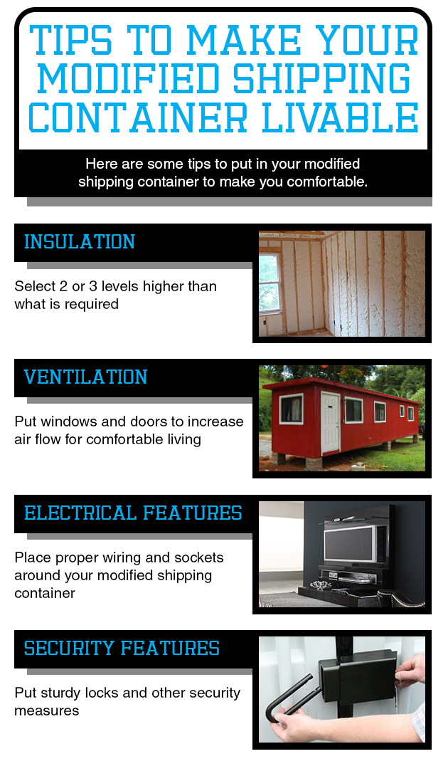 Tips To Make Your Modified Shipping Container Livable